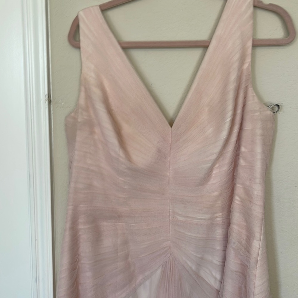 Worn once for a wedding. Size 18, Monique Lhuillier.